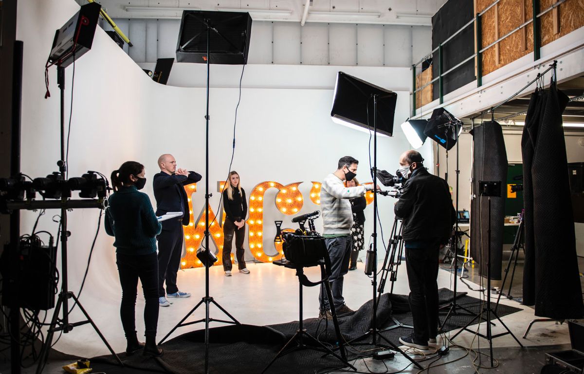 Visualisierung: Auswahl an Drehorten und Studios